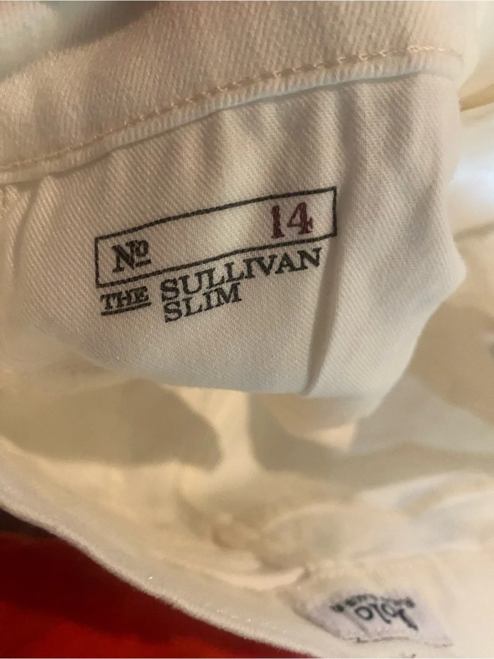 Ralph Lauren Polo The Sullivan Slim Jeans White Boy’s 14 Jeans Denim